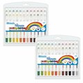 Bazic Products Washable Silky Gel Crayons, 24 Colors Per Set, 48PK 2562